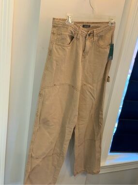 Womens wild fable tan jeans size 0 waist 28 nwt sku 3327